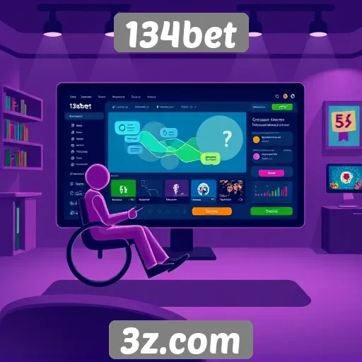 Acessibilidade e interface do usuário no 134bet